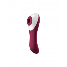 Вакуумний вібратор Satisfyer Dual Crush Wine Red — Keks-Hub
