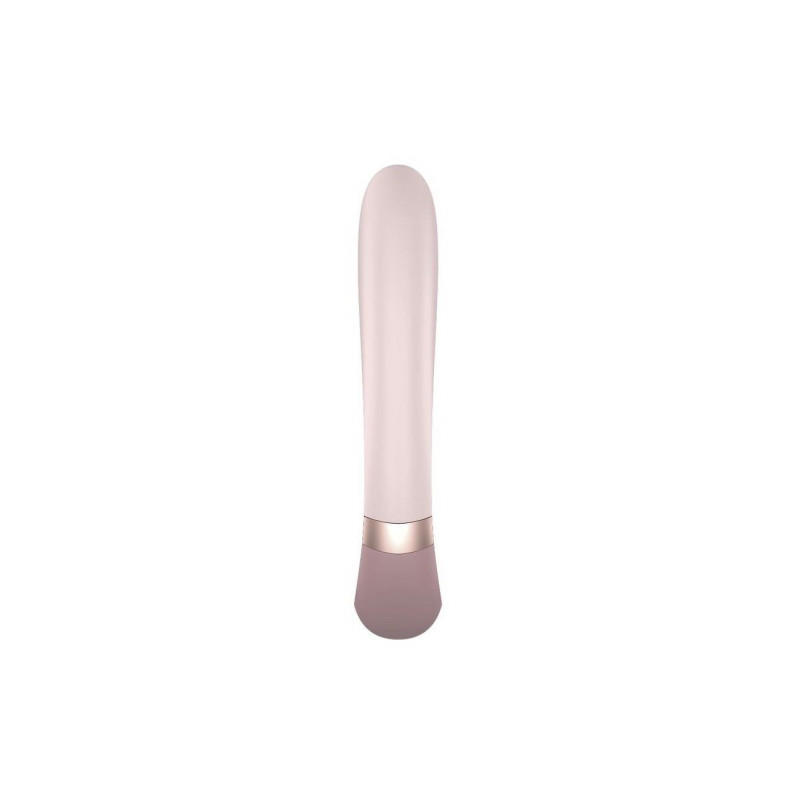 Текстура силікону Satisfyer Heat Wave Mauve: гладка, приємна на дотик поверхня вібратора-кролика
