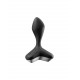 Анальна пробка Satisfyer Game Changer Black: вид збоку, демонстрація вигину та дизайну