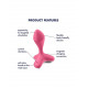 Текстура гладкого силікону анальної вібропробки Satisfyer Game Changer Pink