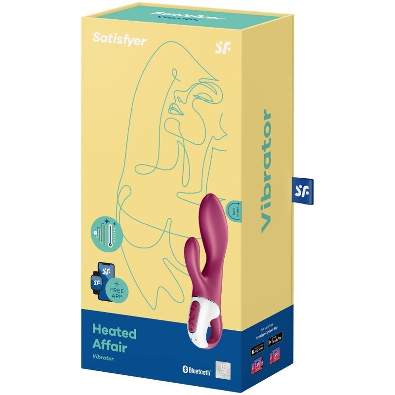 Текстура силікону смарт вібратора-кролика Satisfyer Heated Affair, що забезпечує приємні тактильні відчуття