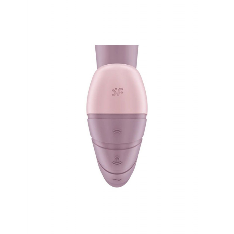 Вакуумний вібратор Satisfyer Supernova Old Rose, вид збоку, регульований стовбур