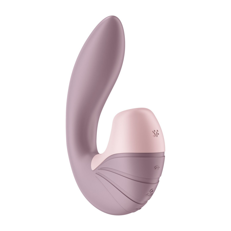 Вакуумний вібратор Satisfyer Supernova Old Rose, в дії