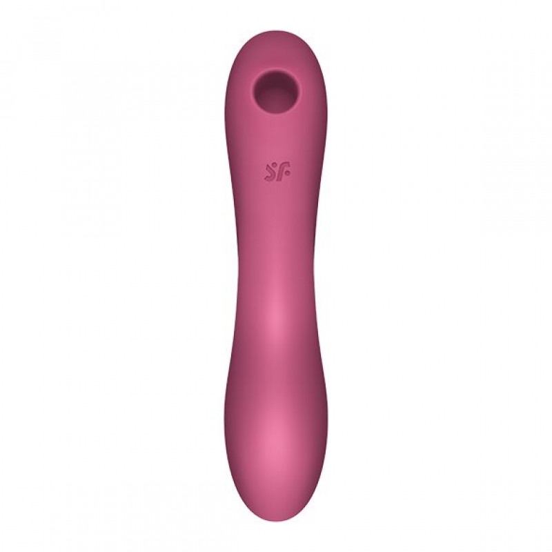 Вакуумний стимулятор Satisfyer Curvy Trinity 3 Red в упаковці