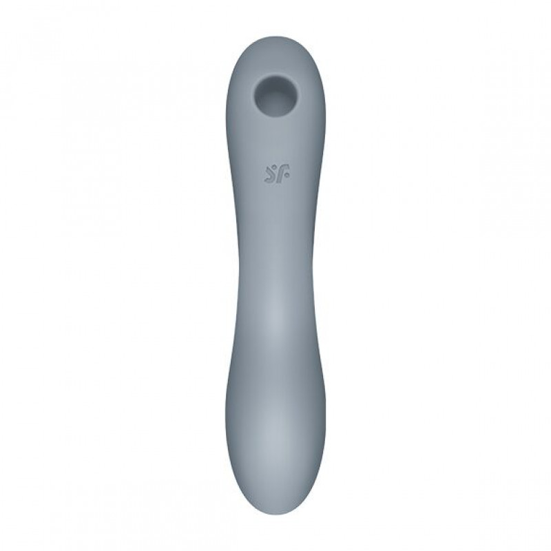 Упаковка вакуумного стимулятора Satisfyer Curvy Trinity 3 BlueGrey