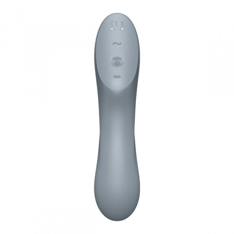Текстура силіконового покриття Satisfyer Curvy Trinity 3 BlueGrey