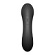 Вакуумний стимулятор Satisfyer Curvy Trinity 4 Black – вид збоку, демонстрація вигнутої форми