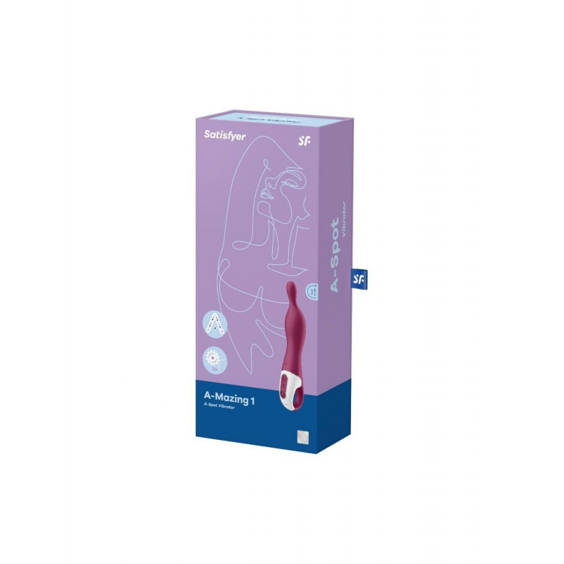Satisfyer A-Mazing 1 Berry - вібратор для точки А, упаковка