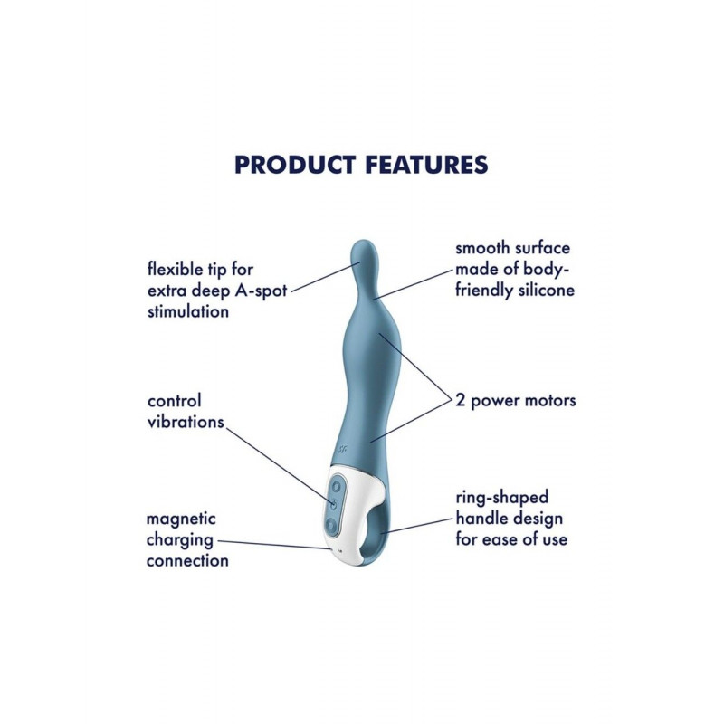 Упаковка вібратора Satisfyer A-Mazing 1 Blue – стильна та дискретна