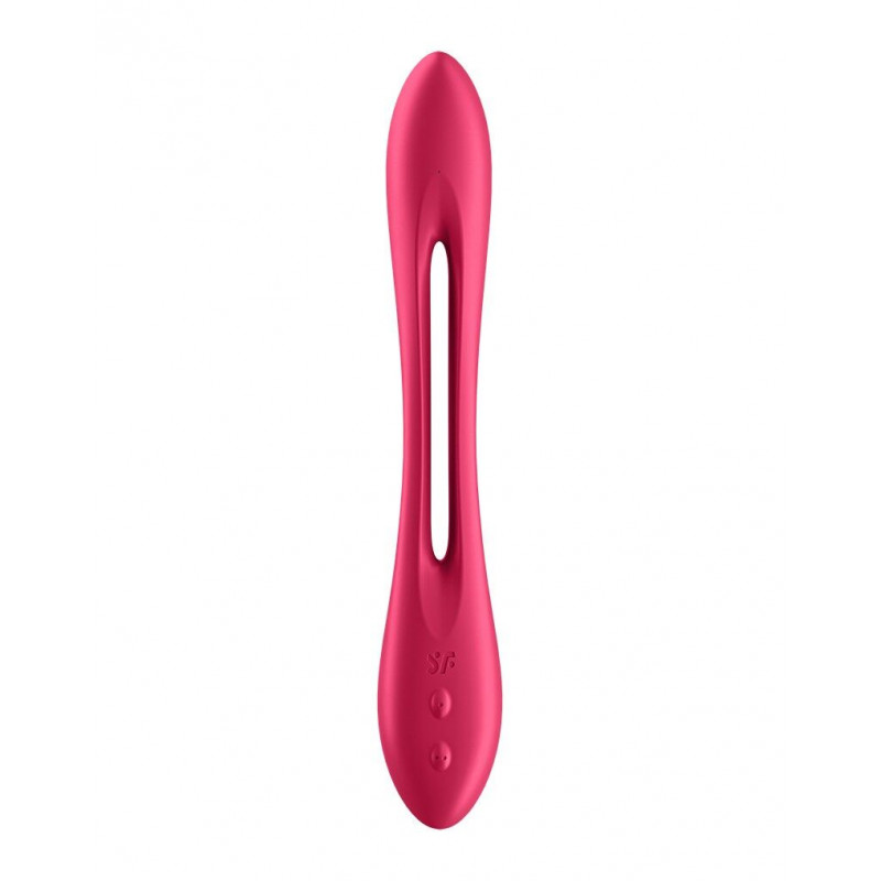 Вібратор Satisfyer Elastic Joy універсальний гнучкий червоний для пар - детальний вигляд