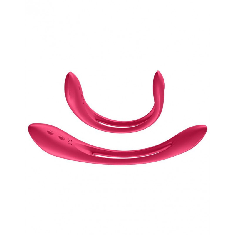 Упаковка вібратора Satisfyer Elastic Joy універсального гнучкого червоного для пар