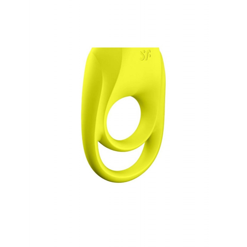 Вигляд збоку подвійного ерекційного кільця Satisfyer Spectacular Duo, демонстрація деталі