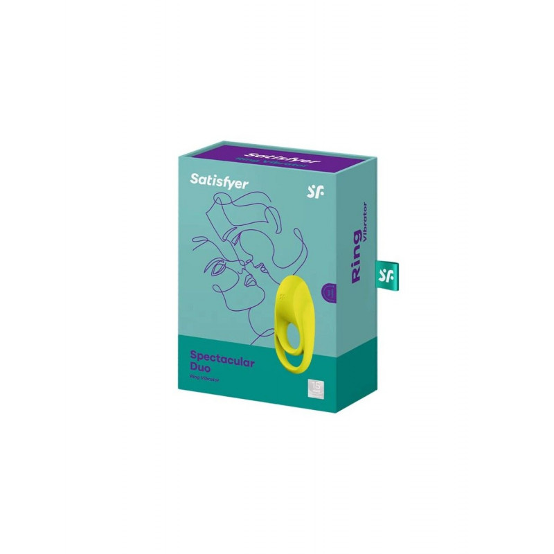 Упаковка подвійного ерекційного кільця Satisfyer Spectacular Duo, текстура матеріалу