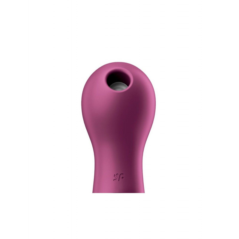 Вібромасажер Satisfyer Lucky Libra, детальний вигляд збоку, показує вигнуту форму