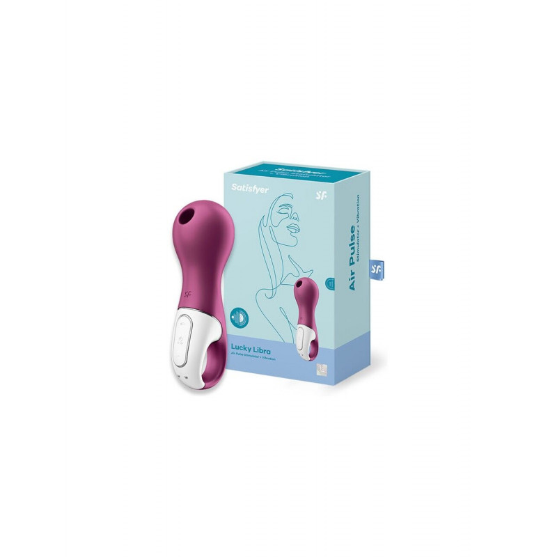 Вібромасажер Satisfyer Lucky Libra у використанні, частина тіла