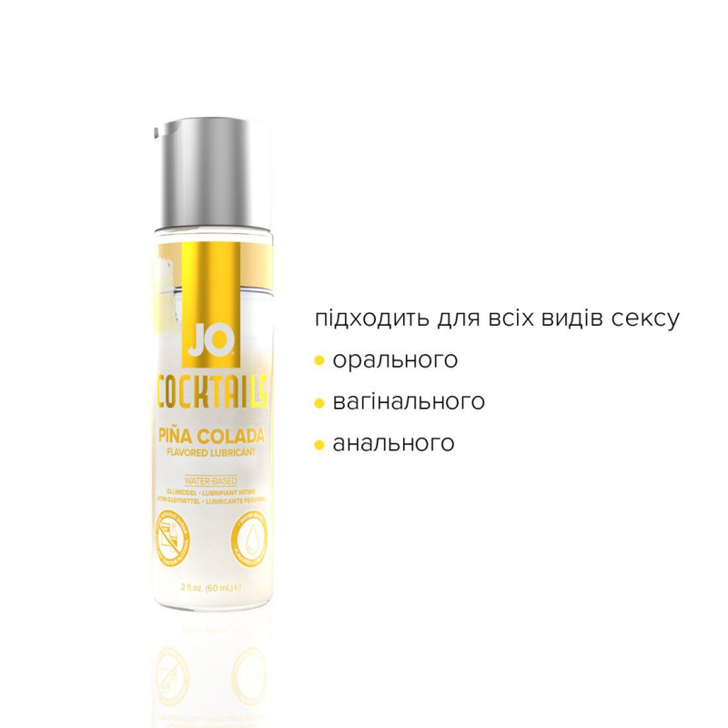 JO Cocktails Pina Colada лубрикант, текстура рідини