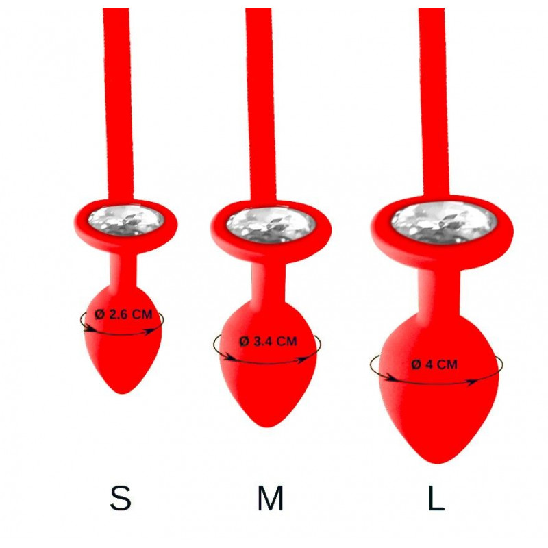 Текстура тканини та анальної пробки червоних чоловічих трусів Art of Sex Joni plug panties