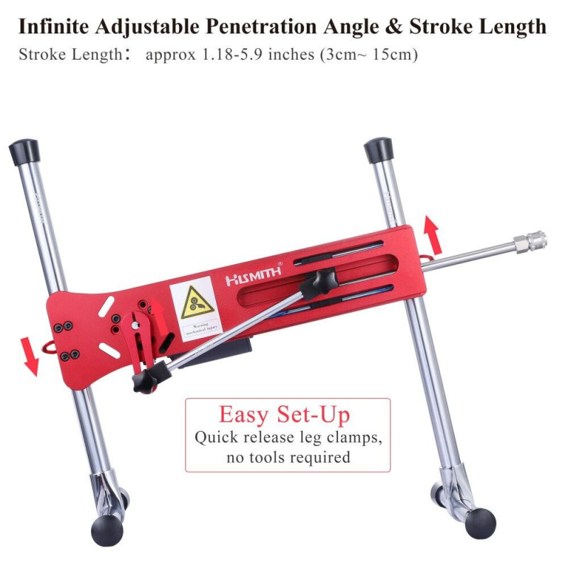 Упаковка сексу-машини Hismith AK-01-Red Smart APP - презентабельний вигляд