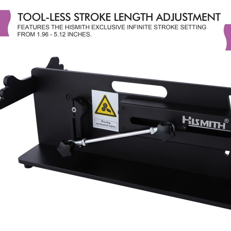 Матеріал та текстура смарт секс-машини Hismith Table Top 2.0 Pro APP Black