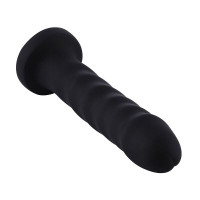 Силіконовий фалоімітатор Hismith 7.1″ Anal Dildo Black, система KlicLok