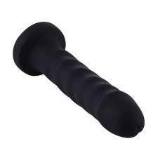 Силіконовий фалоімітатор Hismith 7.1″ Anal Dildo Black, система KlicLok — Keks-Hub
