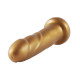 Система KlicLok на фалоімітаторі Hismith Golden Silicone Dildo 6.8