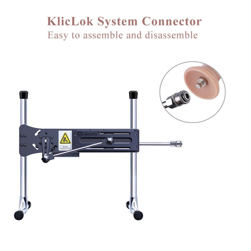 Система KlicLok на фалоімітаторі Hismith, детальний крупний план