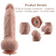 Гнучкий фалоімітатор Hismith 9.25″ Silicone Dildo - вид збоку, підкреслення гнучкості