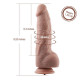 Текстура та деталі гнучкого фалоімітатора Hismith 9.25″ Silicone Dildo - високоякісний силікон