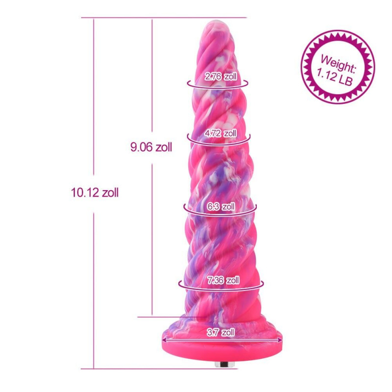 Фантазійний фалоімітатор Hismith Silicone Dildo 10.12