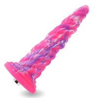 Фаллоимитатор Hismith Silicone Dildo rose Monster Series KlicLok 10.12″