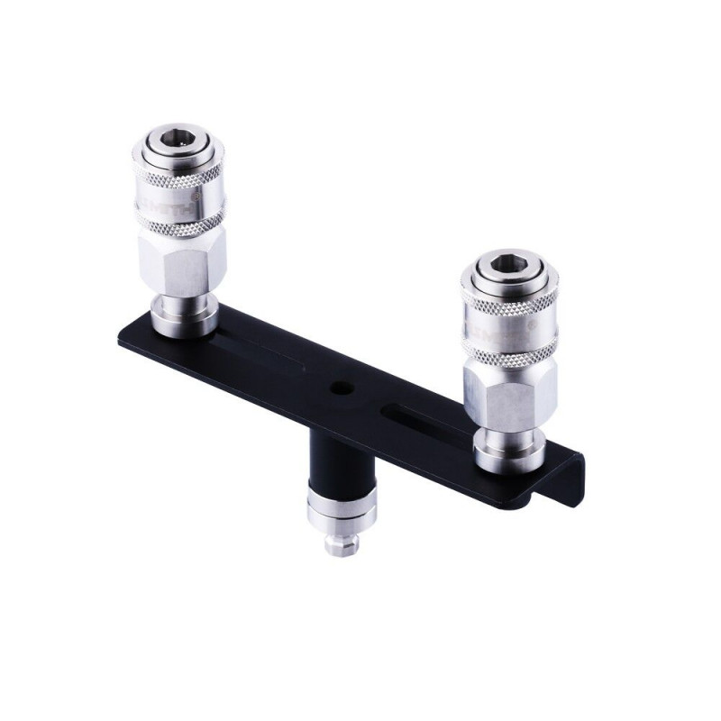 Подвійний конектор Hismith Quick Connector Adapter KlicLok - демонстрація сумісності з різними типами аксесуарів