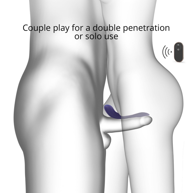 Упаковка вібратора для пар Love To Love MATCH UP Midnight Indigo
