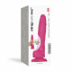 Загальний вигляд рожевого фалоімітатора Strap-On-Me Sliding Skin Realistic Dildo Fuchsia M, естетика