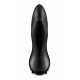 Анальна смарт-вібропробка Satisfyer Rotator Plug 1+ Black у чорному кольорі, повний вигляд