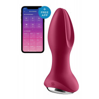 Анальная смарт вибропробка Satisfyer Rotator Plug 2+ с жемчужным массажем Violet