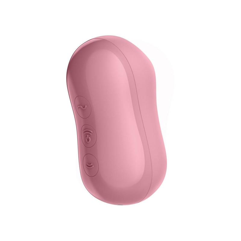 Вакуумний стимулятор Satisfyer Cotton Candy Light Red, кольорова гама - світло-червоний, елегантний відтінок