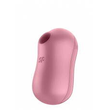 Вакуумний стимулятор з вібрацією Satisfyer Cotton Candy Light Red — Keks-Hub
