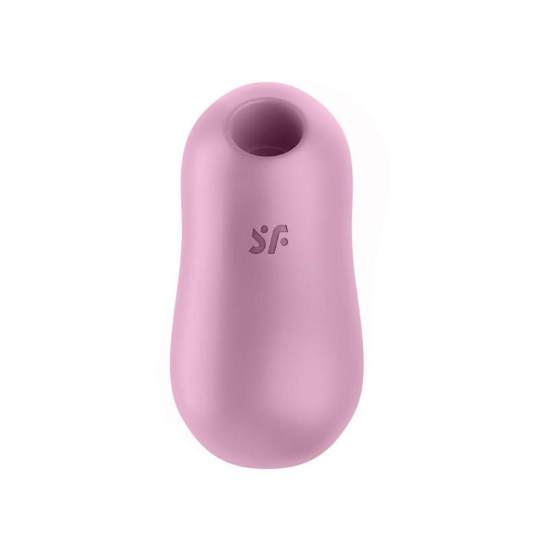 Упаковка вакуумного стимулятора Satisfyer Cotton Candy Lilac, рожева коробка