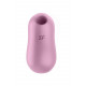 Упаковка вакуумного стимулятора Satisfyer Cotton Candy Lilac, рожева коробка