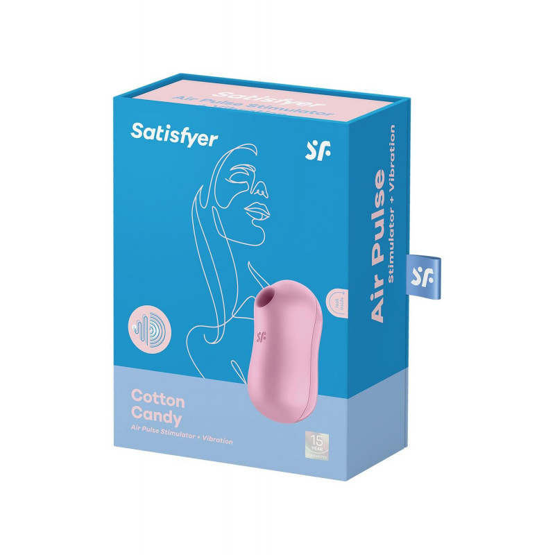Вакуумний стимулятор Satisfyer Cotton Candy Lilac, приклад використання