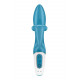 Satisfyer Embrace me Turquoise: крупним планом потрійний відросток