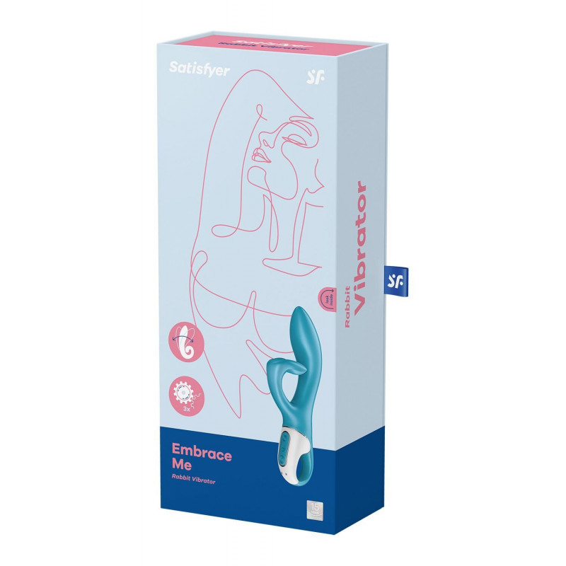Satisfyer Embrace me Turquoise: вібратор з різних ракурсів