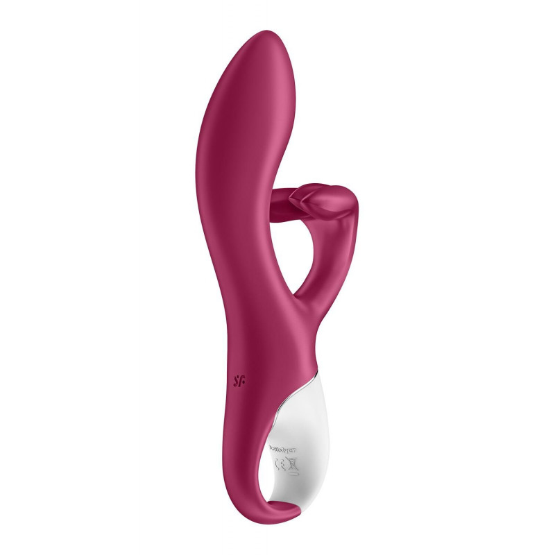 Текстура вібратора Satisfyer Embrace me Berry: силіконове покриття, приємне на дотик