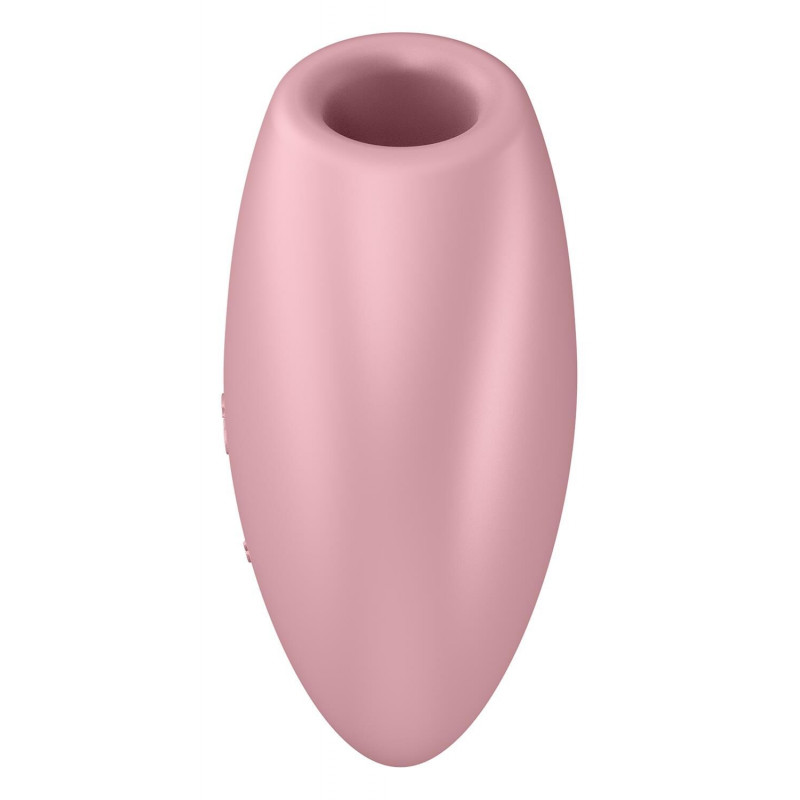 Упаковка вакуумного стимулятора Satisfyer Cutie Heart Light Red: елегантна коробка в червоних тонах