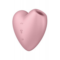 Вакуумний стимулятор-серце Satisfyer Cutie Heart Light Red