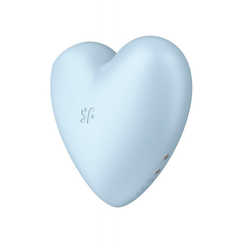 Текстура силікону Satisfyer Cutie Heart Blue: м'який та безпечний матеріал