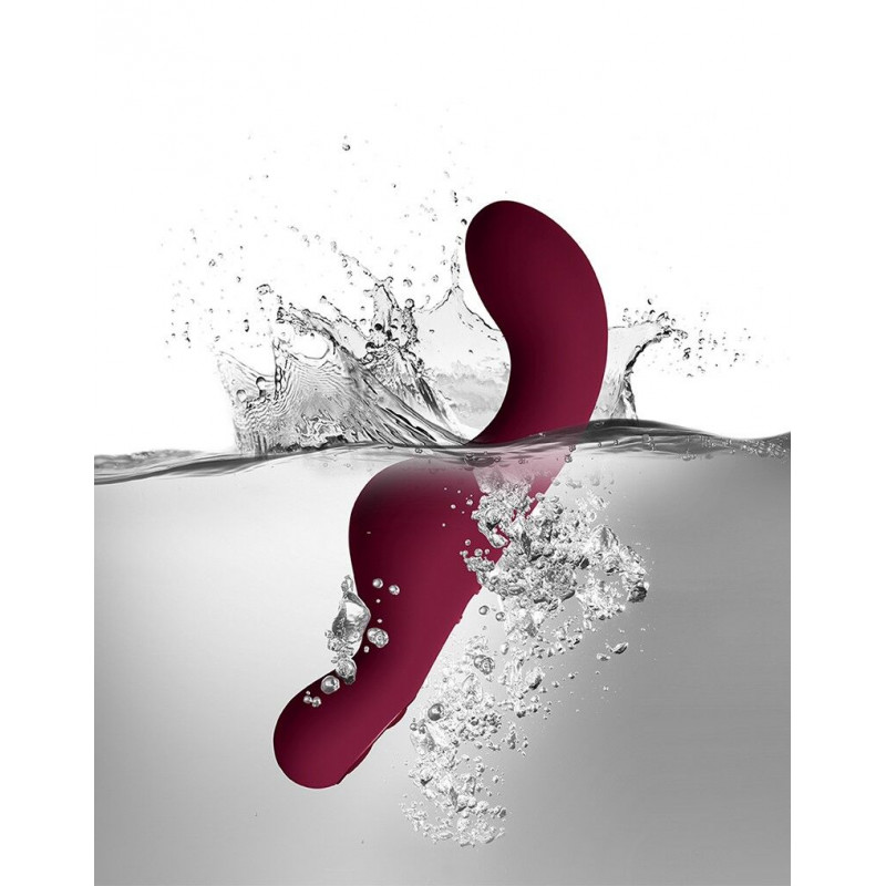 Силіконовий вібратор Rocks Off Ruby Glow Blush sit-on-top