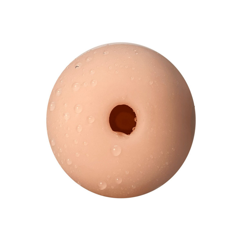 Мінімастурбатор Alive Mini тілесного кольору - вид збоку