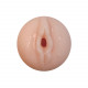 Вагінальний мінімастурбатор Alive Mini тілесного кольору, вигляд збоку